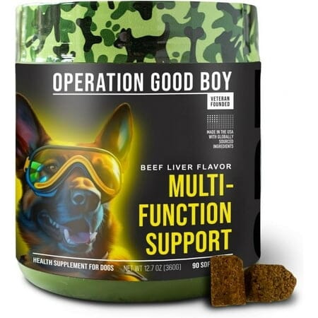 Operation Good Boy Natural Multi-Functional Beef Liver Soft Chew Dog Supplements - 90 Count Default Title