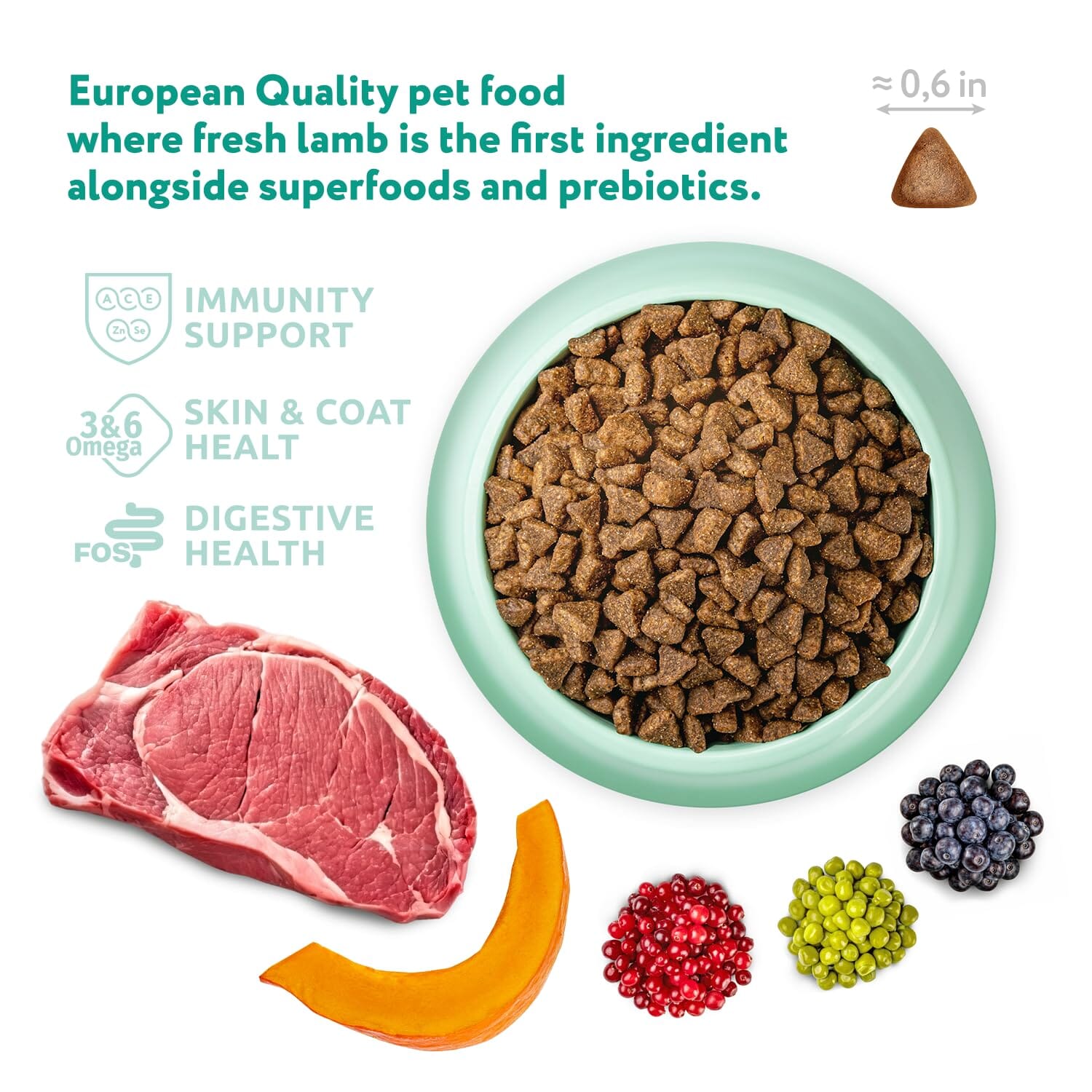 Optimeal for Carnivores Toy Breed Grain Free Weight Management Lamb & Veggies Recipe Adult Dog Dry Food  