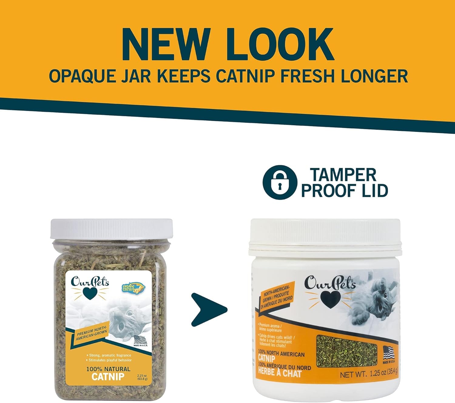OurPets Cosmic Catnip 100% Natural Catnip - 1.25 oz Jar
