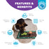 Outward Hound Activity Matz Garden Slow-Feeding Dog Puzzle Mat  