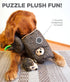 Outward Hound Boredom Buster Hide-a-Hedgie Interactive Puzzle Plush Dog Toy - Brown - Large  