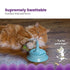 Outward Hound Catstages 2-In-1 Spring Feathers and Bells Stand-alone Interactive Cat Toy