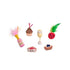 Outward Hound Catstages Purrsecco and Cupcakes Feather and Mesh Plush Catnip Cat Toy - 6 Pack Default Title