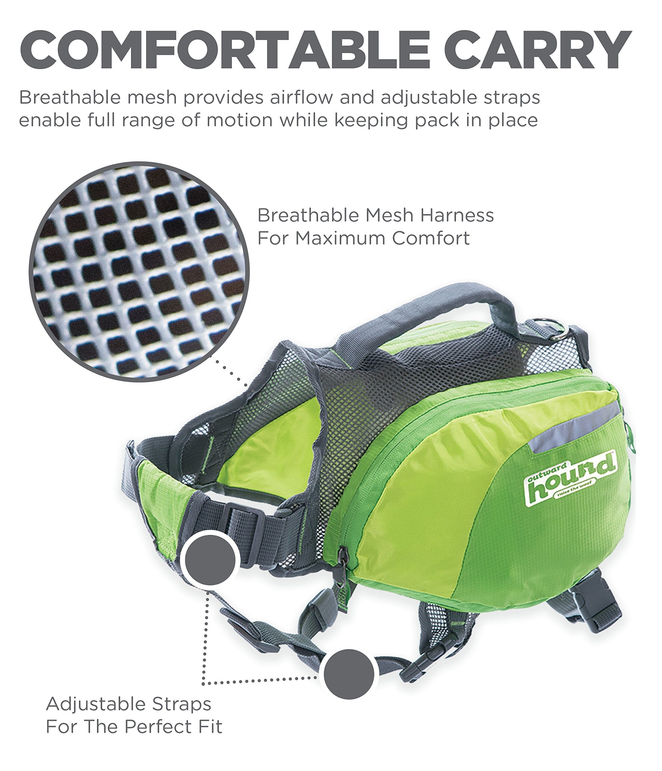Outward Hound Kyjen DayPak Backpack Travel Dog Backpack and Harness ...