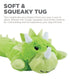Outward Hound Longidude Dino Squeak and Tug Nylon and Plush Dog Toy - Extra Long  
