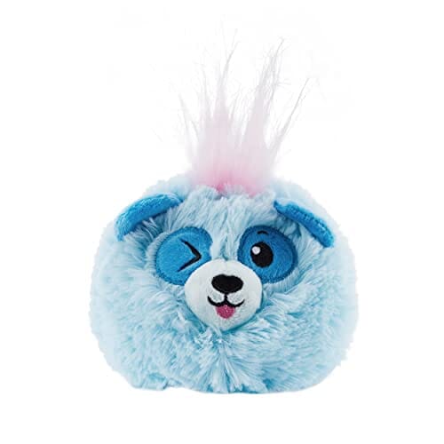 Outward Hound Reversi-Ball Dual-Sided Panda Plush Dog Toy with Inner Spike Ball