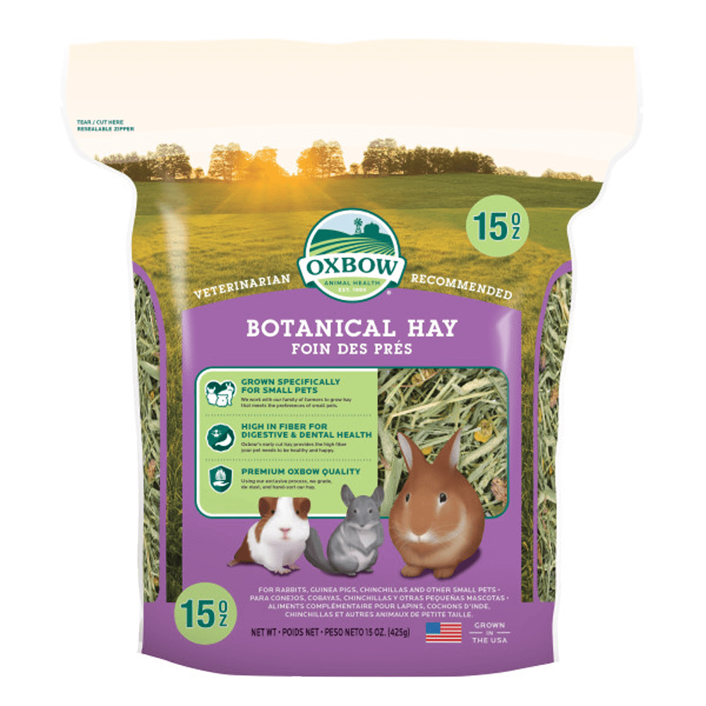 Oxbow Botanical Hay Small Animal Hay - 15 oz Bag