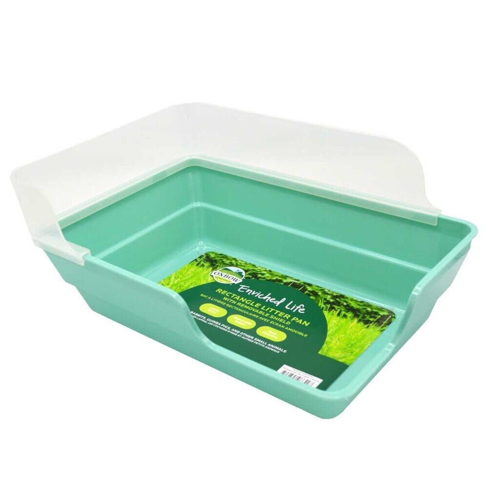 Oxbow Enriched Life Elife Elife - Rectangle Litter Pan with Removable Shield