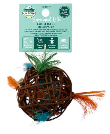 Oxbow Enriched Life Hay - O & Loco Ball Basket