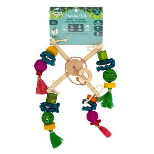Oxbow Enriched Life Natural Spin N' Chew Cage Accessory Small Animal Toy Default Title