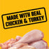 Pedigree High Protein Loaf Chicken and Turkey Canned Dog Food - 13.2 oz - Case of 12  