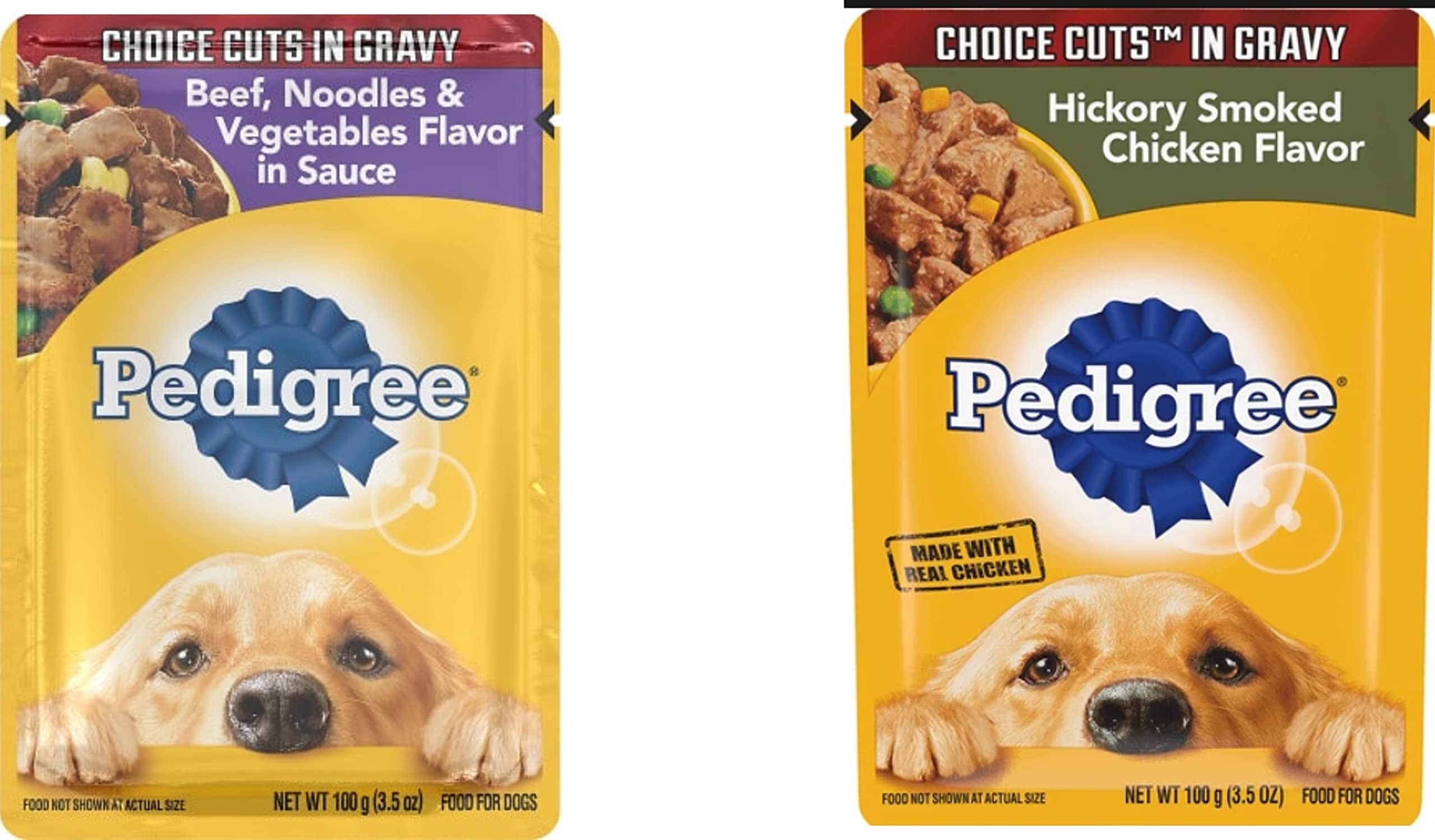 Pedigree Pouch Filet Mignon CIG Wet Dog Food - 3.5 oz - Case of 16  