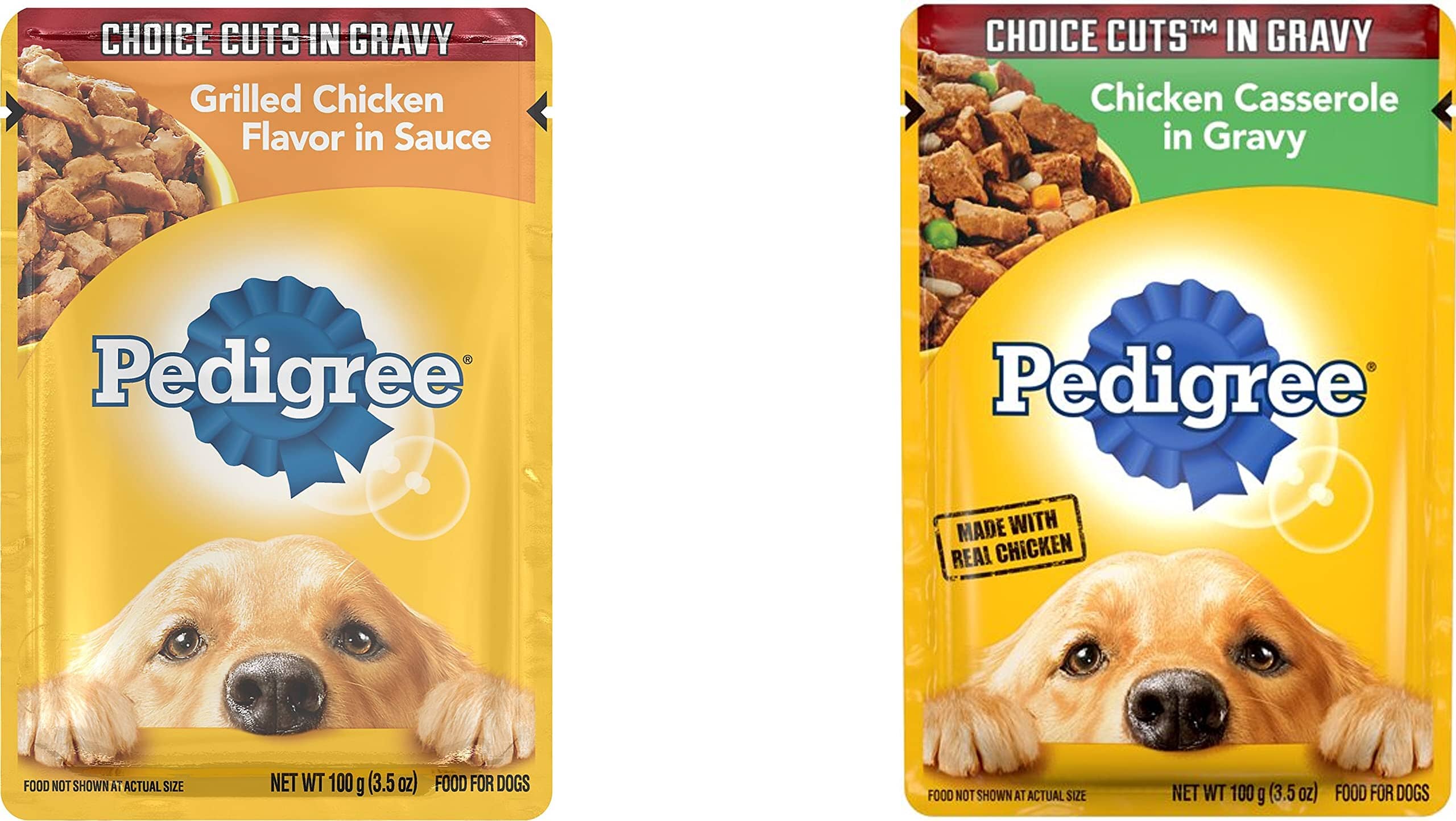 Pedigree Pouch Filet Mignon CIG Wet Dog Food - 3.5 oz - Case of 16  