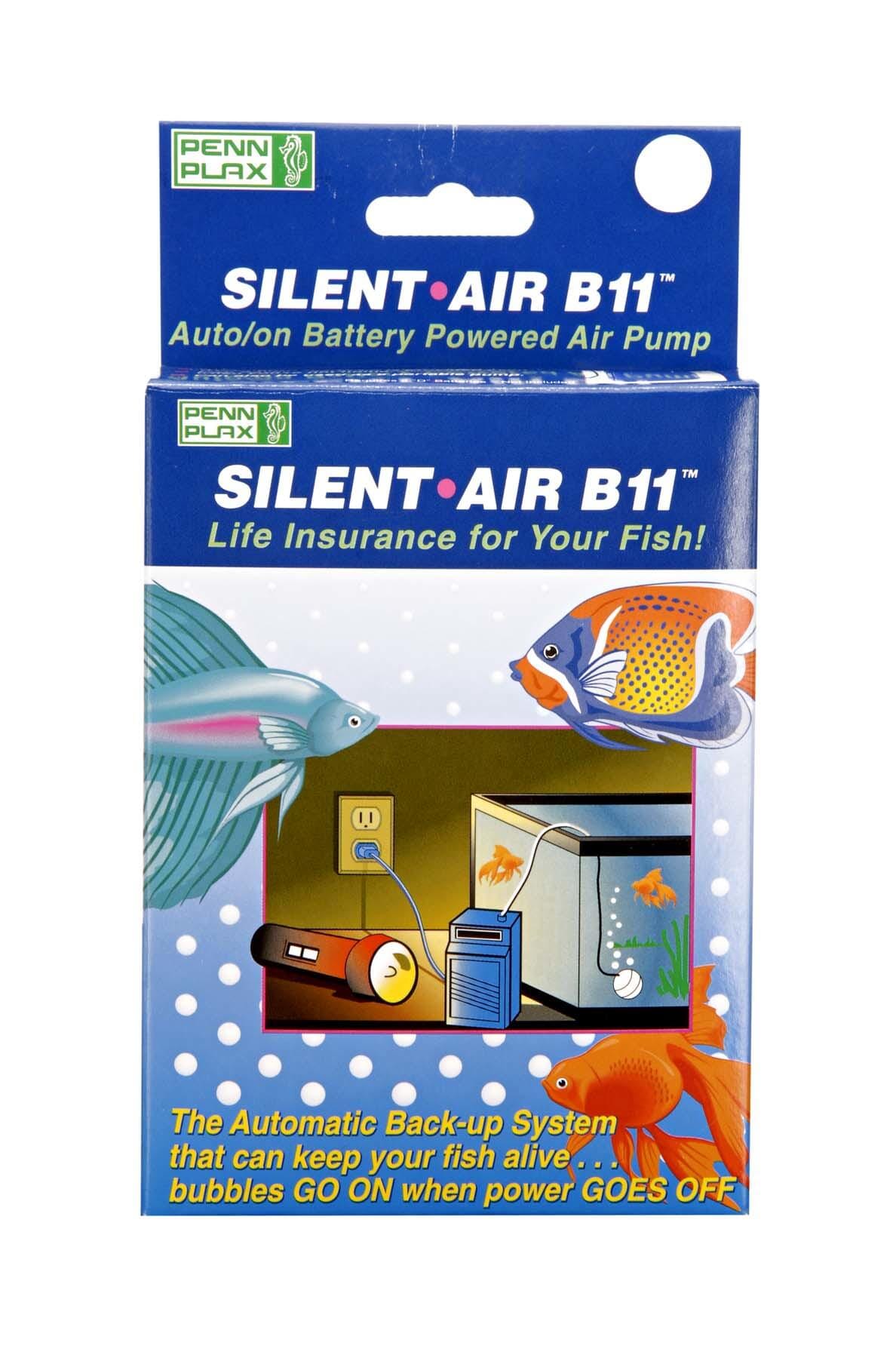 Penn Plax Silent Air Battery Operated Air Pump - B11