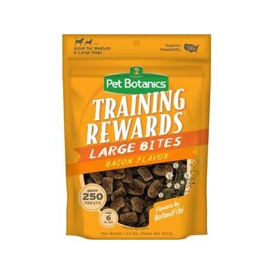 Pet Botanics Training Rewards Large Bites Bacon Flavor Soft and Chewy Training Dog Treats - 20 Oz Default Title