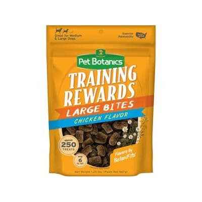 Pet Botanics Training Rewards Large Bites Chicken Flavor Soft and Chewy Training Dog Treats - 20 Oz Default Title