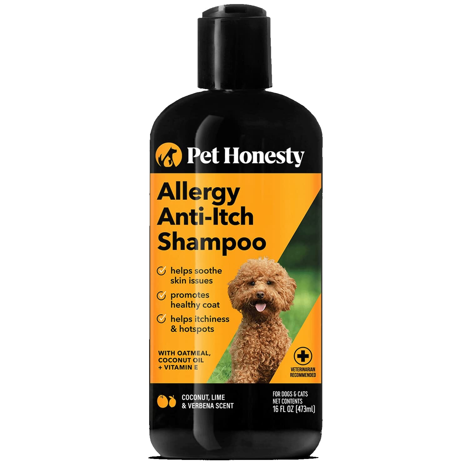 Pet Honesty Allergy Anti-Itch Cat and Dog Shampoo - 16 Oz  