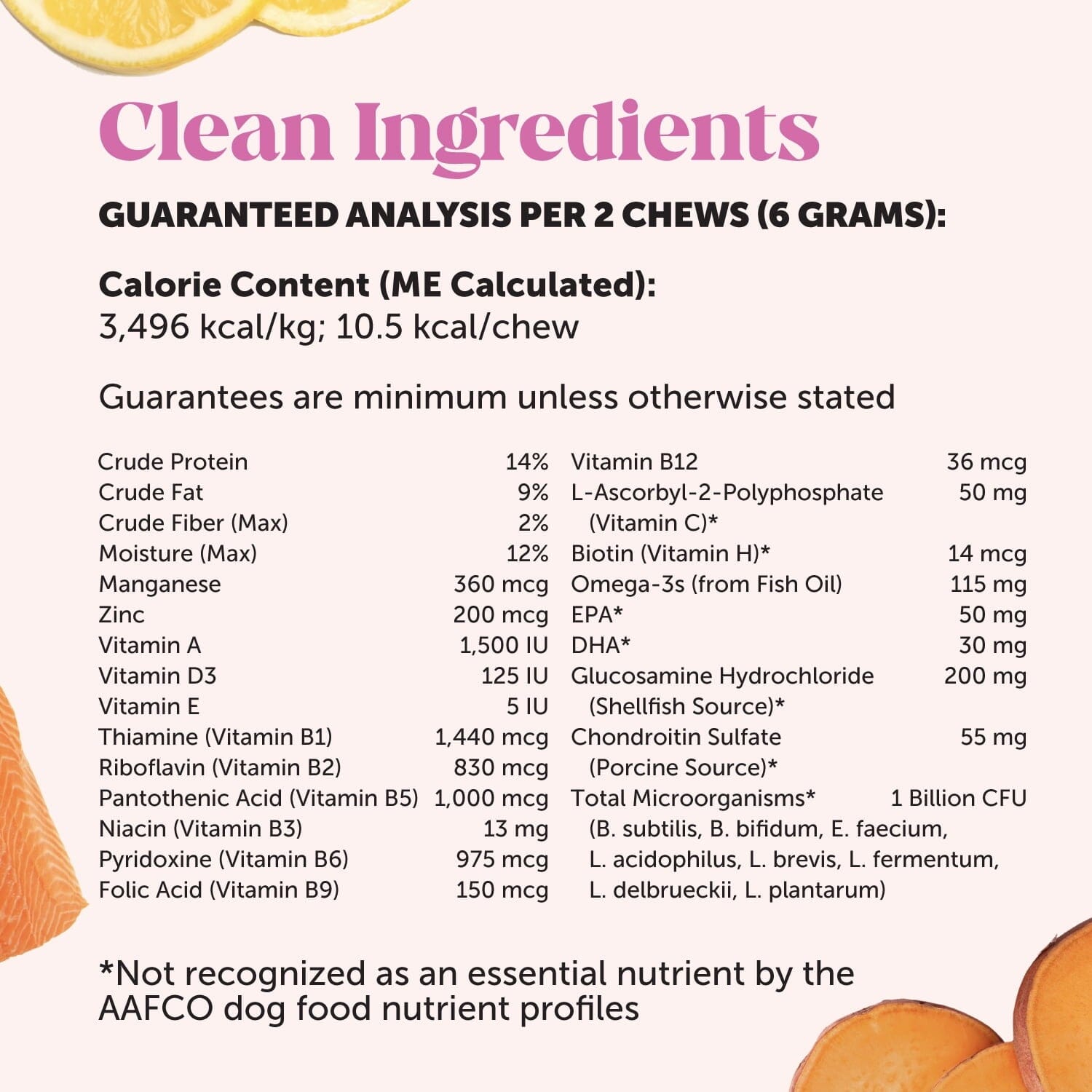 Pet Honesty Multi-Vitamin 10-in-1 Probiotic Peanut Butter Flavor Soft Chew Dog Supplement - 90 Count