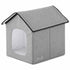 Pet Life 'Hush Puppy' Collapsible Electronic Heating and Cooling Smart Pet House Small Gray