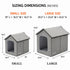 Pet Life 'Hush Puppy' Collapsible Electronic Heating and Cooling Smart Pet House