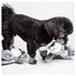 Pet Life ® 2-piece Dual Squeaker and Plush Animal Dog Toy Set