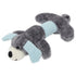 Pet Life ® 2-piece Dual Squeaker and Plush Animal Dog Toy Set
