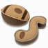 Pet Life ® 2-Piece Indoor or Outdoor Durable Nylon Plush Squeak and Fetch Dog Toy Set - Khaki Default Title