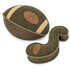Pet Life ® 2-Piece Indoor or Outdoor Durable Nylon Plush Squeak and Fetch Dog Toy Set - Olive Green Default Title