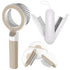 Pet Life ® 3-Piece Modern Premium and Travel Rake Deshedder and Comb Cat and Dog Grooming Set - Brown and White Default Title
