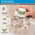 Pet Life ® 4-Piece Modern Premium Massage Slicker and Lint Brush and Deshedder Cat and Dog Grooming Set - Green
