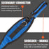 Pet Life ® Accordion and Hand's Free Belt-Clip Dog Leash - 2 Piece Set