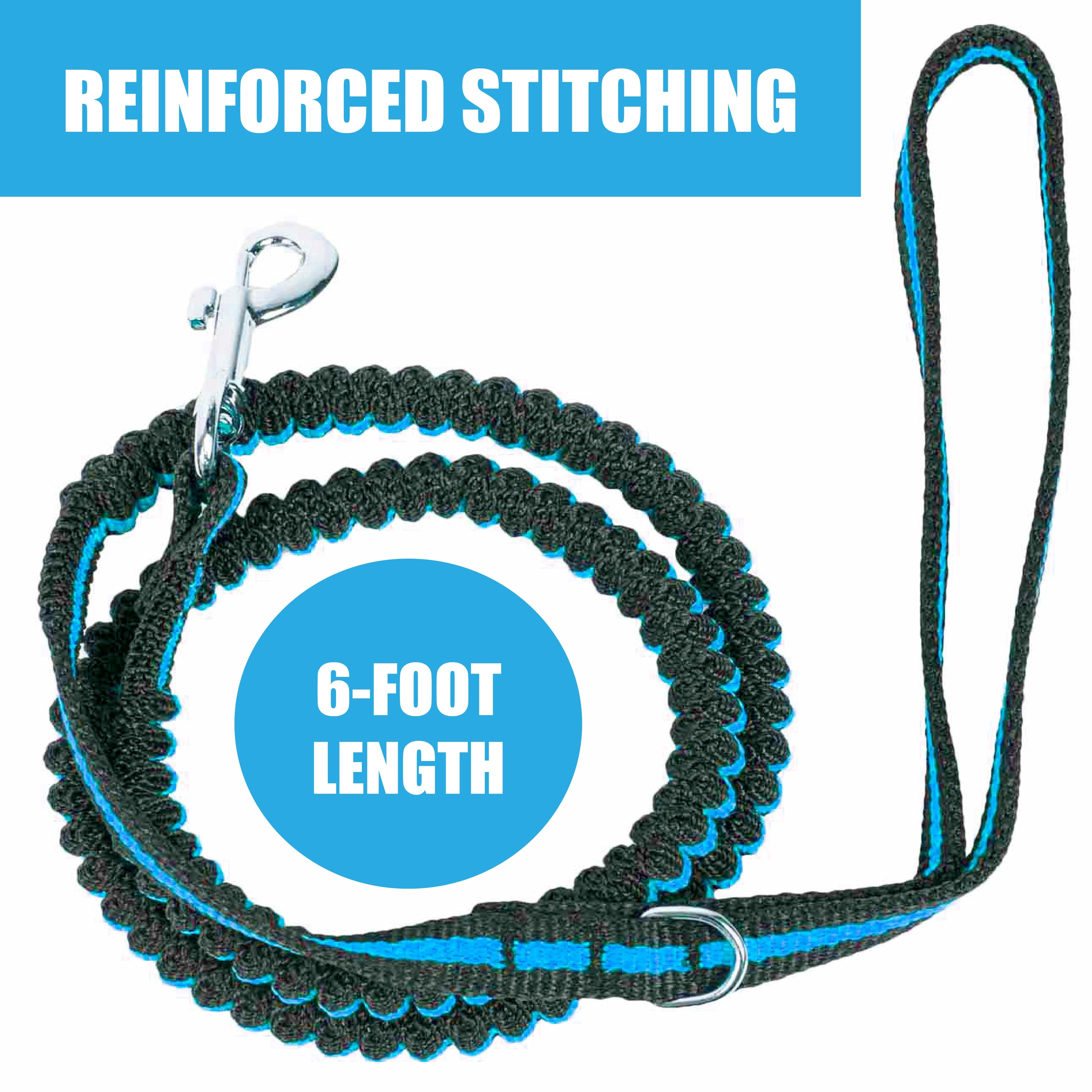 Pet Life ® Accordion and Hand's Free Belt-Clip Dog Leash - 2 Piece Set