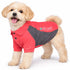 Pet Life ® Active 'Barko Pawlo' Relax-Stretch Quick-Drying Performance Dog Polo T-Shirt X-Small Salmon Red And Dark Gray