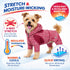 Pet Life ® Active 'Downward Dog' 4-Way-Stretch Fitness Yoga Dog Tracksuit Hoodie