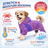Pet Life ® Active 'Downward Dog' 4-Way-Stretch Fitness Yoga Dog Tracksuit Hoodie