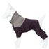 Pet Life ® Active 'Embarker' 4-Way Stretch Fitness Yoga Full Body Dog Tracksuit