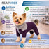 Pet Life ® Active 'Embarker' 4-Way Stretch Fitness Yoga Full Body Dog Tracksuit