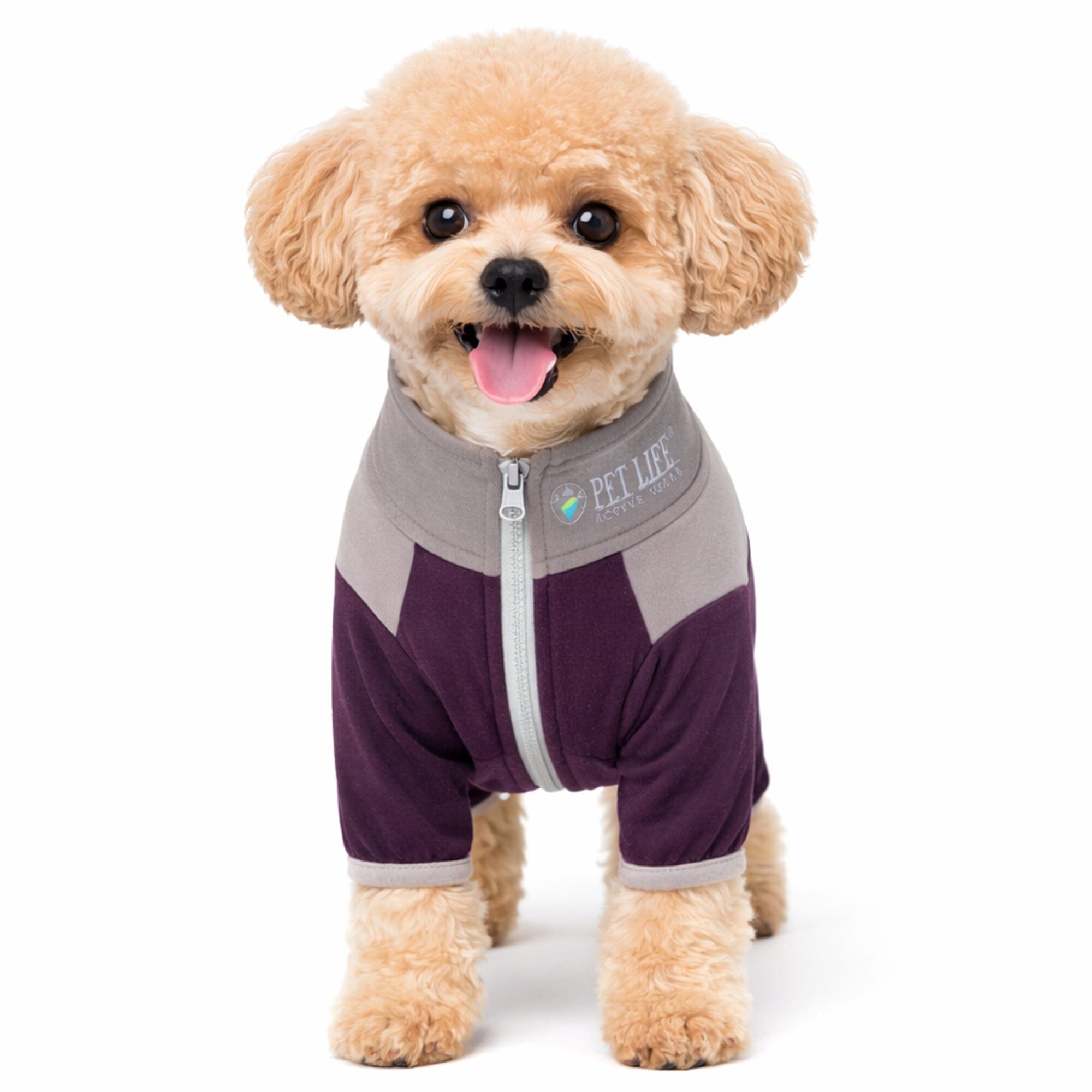 Pet Life ® Active 'Embarker' 4-Way Stretch Fitness Yoga Full Body Dog Tracksuit