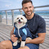 Pet Life ® Active 'Fur-Breeze' Medium-weight 4-Way-Stretch Full Body Hooded Dog Yoga sweater