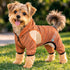 Pet Life ® Active 'Fur-Breeze' Medium-weight 4-Way-Stretch Full Body Hooded Dog Yoga sweater