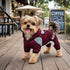 Pet Life ® Active 'Fur-Breeze' Medium-weight 4-Way-Stretch Full Body Hooded Dog Yoga sweater