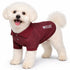 Pet Life ® Active 'Fur-Flex' Stretch and Quick-Dry Anti-Odor Fitness Yoga Dog Polo T-Shirt X-Small Burgundy