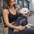 Pet Life ® Active 'Pawsterity' Mediumweight 4-Way-Stretch Yoga Fitness Dog Tracksuit Hoodie