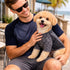 Pet Life ® Active 'Warf Speed' Heathered Ultra-Stretch Yoga Fitness Dog T-Shirt