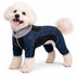 Pet Life ® Active 'Warm-Pup' Stretchy and Quick-Drying Fitness Dog Yoga Warm-Up Tracksuit X-Small Navy and Black