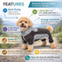 Pet Life ® Active 'Warm-Pup' Stretchy and Quick-Drying Fitness Dog Yoga Warm-Up Tracksuit