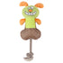 Pet Life ® 'All-in-Fun' Nylon and Rope Squeaking Rubber Rope and Plush Dog Toy Green