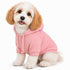 Pet Life ® 'American Classic' Fashion Plush Cotton Hooded Dog Sweater X-Small Pink