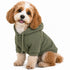 Pet Life ® 'American Classic' Fashion Plush Cotton Hooded Dog Sweater X-Small Green