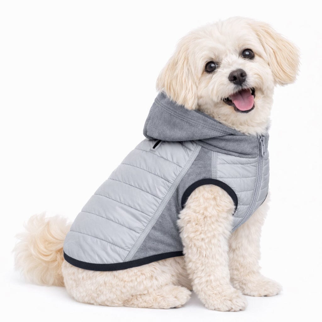 Pet Life ® 'Apex' Lightweight Hybrid 4-Season Stretch and Quick-Dry Dog Coat w/ Pop out Hood